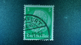 1932 / 1933 N° 444 MARECHAL HINDENBURG OBL 37. 11.12 - 1922-1923 Local Issues