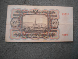 Ancien Billet De Banque Autriche 20 Schillings - Filipinas