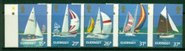 GUERNSEY 1991 Mi 522-26a** The Centenary Of The Guernsey Yacht Club [B476] - Segeln