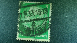 1932 / 1933 N° 444 MARECHAL HINDENBURG OBL 0.5.33 - 1922-1923 Lokalausgaben