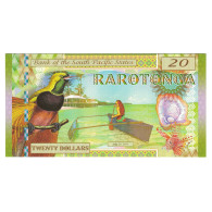 Billet, États-Unis, 20 Dollars, 2015, 2015-07-28, RAROTONGA PACIFIC STATES - Zu Identifizieren