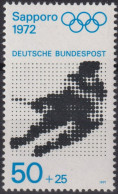 1971 Deutschland > BRD, ** Mi:DE 683, Sn:DE B475, Yt:DE 547,Eishokey, Olympische Spiele 1972, Sapporo Und München - Hiver 1972: Sapporo