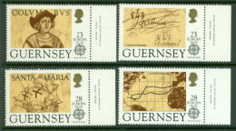 GUERNSEY 1992 Mi 549-52** Europa CEPT - 500th Anniversary Of The Discovery Of America [B496] - 1992