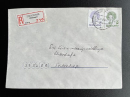 NETHERLANDS 1994? REGISTERED LETTER ZOETERMEER MIDDELWAARD TO LEIDERDORP 24-06-1994? NEDERLAND AANGETEKEND - Covers & Documents