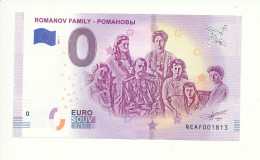 Billet Touristique 0 Euro - ROMANOV FAMILY - POMAHOBbl - QEAF - 2019-1 - N° 1813 - Autres & Non Classés