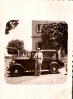 Automobile - Photo Ancienne Originale - Voiture Auto De Marque RENAULT - 1936 - 8,5x6,3 Cm - Turismo