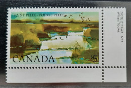 Canada 1983 MNH Sc #937**   5$  National Parks, Point Pelee - Unused Stamps