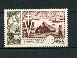 INDE POSTE AERIENNE 22  LUXE NEUF SANS CHARNIERE - Unused Stamps