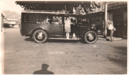 Automobile - Photo Ancienne Originale - Bus Autobus Car Autocar De Marque ? - Hôtel MAJESTIC - 11x6,5 Cm - Buses & Coaches