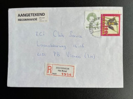 NETHERLANDS 1996 REGISTERED LETTER ZOETERMEER HET ROND TO VIANEN 22-03-1996 NEDERLAND AANGETEKEND - Cartas & Documentos