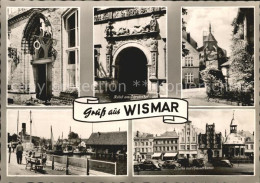 72395943 Wismar Mecklenburg Portal Alter Schwede Relief Fuerstenhof Freihafen Wa - Wismar