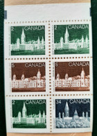 Canada 1982 MNH Sc #947a**   Booklet Pane Of 6, Parliament - Unused Stamps