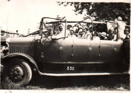 Automobile - Photo Ancienne Originale - Bus Autobus Car Autocar De Marque ? - à Rouen - 6x8,5 Cm - Bus & Autocars