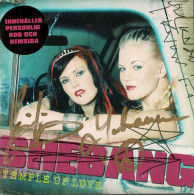Shebang - Temple Of Love. CD Single Autografiado - Disco & Pop