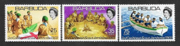 SE)1969 BARDUDA, 3RD CARIBBEAN SCOUT MEETING, 3 STAMPS MNH - Autres - Amérique
