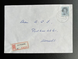 NETHERLANDS 1988 REGISTERED LETTER ZALTBOMMEL TO UTRECHT 11-05-1988 NEDERLAND AANGETEKEND - Briefe U. Dokumente