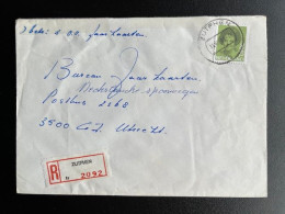 NETHERLANDS 1991 REGISTERED LETTER ZUTPHEN TO UTRECHT 11-08-1991 NEDERLAND AANGETEKEND - Covers & Documents