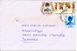 Thailand Cover Sent To Denmark - Thaïlande