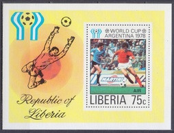 1978	Liberia	1081/B92	1978 FIFA World Cup In Argentina - 1978 – Argentine