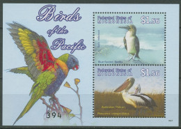 Mikronesien 2009 Vögel Brillenpelikan Blaufußtölpel Block 182 Postfrisch (C40447) - Micronésie
