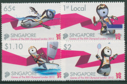 Singapur 2012 Olympische Sommerspiele London 2098/01 Postfrisch - Singapour (1959-...)