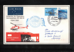 Australian Antarctic Territory 1994 Antarctica - Base Davis - Ship Aurora Australis - Helicopter Flight - Basi Scientifiche