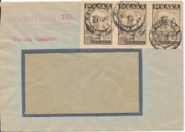 Poland Cover Sent To Denmark Katowice 16-5-1947 - Cartas & Documentos
