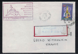 LETTRE  T.L.D. CORMORAN 7 MARS/19 AVRIL SUR TUNISIE 24/3/1997  ( Lot 32 ) - Barcos