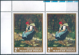 C5788 Hungary Art Painting Nature Gallery Pair MNH RARE - Otros & Sin Clasificación