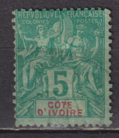 Timbre Oblitéré De Côte D'Ivoire De 1892 N° 4 - Oblitérés