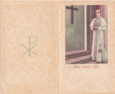 Calendarietto - Anno Santo - Pio XII - 017 -  Anno 1950 - Petit Format : 1941-60