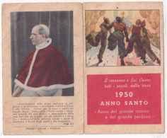 Calendarietto - Anno Santo - Presbyterium - Padova - Pio XII - Anno 1950 - Tamaño Pequeño : 1941-60