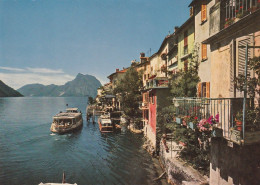 U5717 Gandria - Lago Di Lugano - Barche Boats Bateaux - Panorama / Non Viaggiata - Gandria 