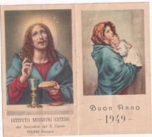 Calendarietto - Istituto Missioni Estere - Dei Sacerdoti Del S.cuore - Foligno - Perugia - Anno 1949 - Formato Piccolo : 1941-60