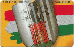 Germany - Wappen Der BRD - Bergen Auf Rügen - Jagdschloss Granitz - O 0676 - 04.1994, 6DM, 4.200ex, Mint - O-Series: Kundenserie Vom Sammlerservice Ausgeschlossen