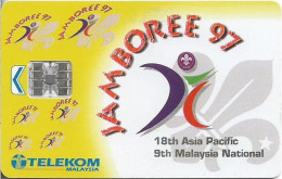 Malaysia - Telekom Malaysia (chip) - Jamboree '97, Chip SC7, 5RM, Used - Malesia