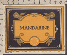 128859/ Etiquette De Boisson *MANDARINE* - Publicités