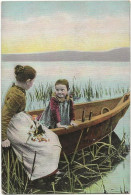 2111 - Enfants Dans Une Barque - Scènes & Paysages