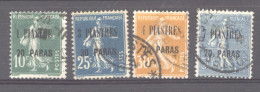 Levant  :  Yv 31-34  (o) - Used Stamps