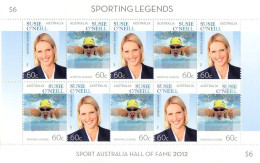 Australia 2012 Sporting Legends - Susie O'Neill Sheetlet Of 10 MNH - Nuevos