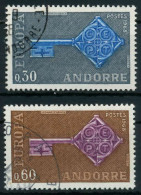 ANDORRA (FRANZ. POST) 1968 Nr 208-209 Gestempelt X9D1632 - Gebruikt