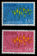 JUGOSLAWIEN 1972 Nr 1457-1458 Gestempelt X04041E - Used Stamps