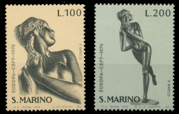 SAN MARINO 1974 Nr 1067-1068 Postfrisch SAC31E2 - Unused Stamps