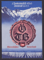 Österreich Sport Turnerbund Gute Anlasskarte Innsbruck 3. Bundesturnfest Selten - Covers & Documents
