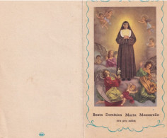 Calendarietto - Salesiano - Beata Dominica Maria Mazzarella - Anno 1949 - Tamaño Pequeño : 1941-60