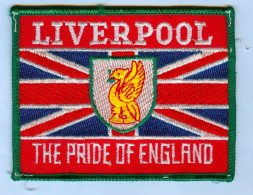 Aufnäher Patch Liverpool FC The Pride Of England Reds Merseyside Liverpudlians Scousers Lancashire Football Foot Calcio - Kleding, Souvenirs & Andere