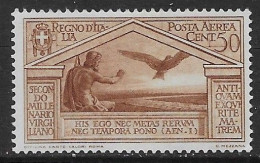 Italia Italy 1930 Regno Virgilio Aerea C50 Sa N.A21 Nuovo MH * - Correo Aéreo