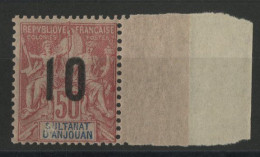 ANJOUAN N° 28 Neuf Sans Charnière ** (MNH) Avec Un Grand Bord De Feuille TB - Nuevos