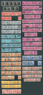 Germany, Allied Occup., 1947/48, Lot Of 229 Stamps From Set MiNr 943-962 - Used - Gebraucht