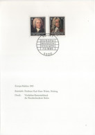 Germany Deutschland 1985 Bach & Handel Composer Compositeur Komponist Music Musik, Canceled In Bonn - 1981-1990